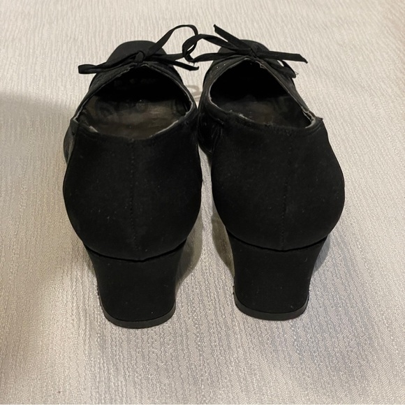 J. Renee Shoes Women's Black Mesh Medium Heel Dress Pumps Size 6.5M - Picture 10 of 12